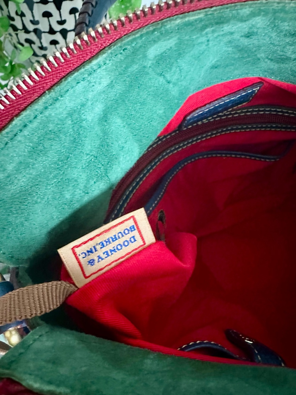Dooney & Bourke Florentine Satchel in Color Denim - Picture 11 of 16